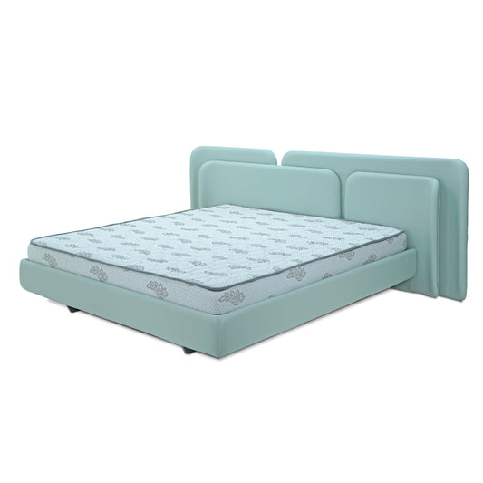 Modern Mint Upholstered Bed