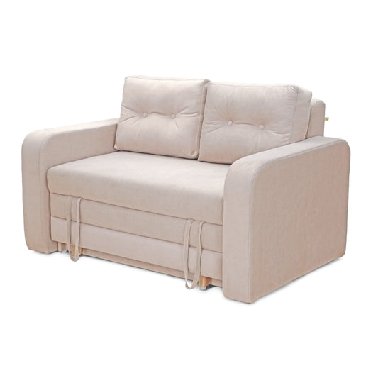 Beige Convertible Sofa Bed
