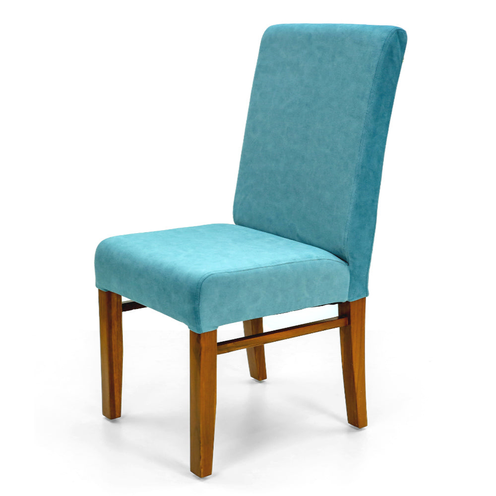 Aqua Velvet Dining Chair