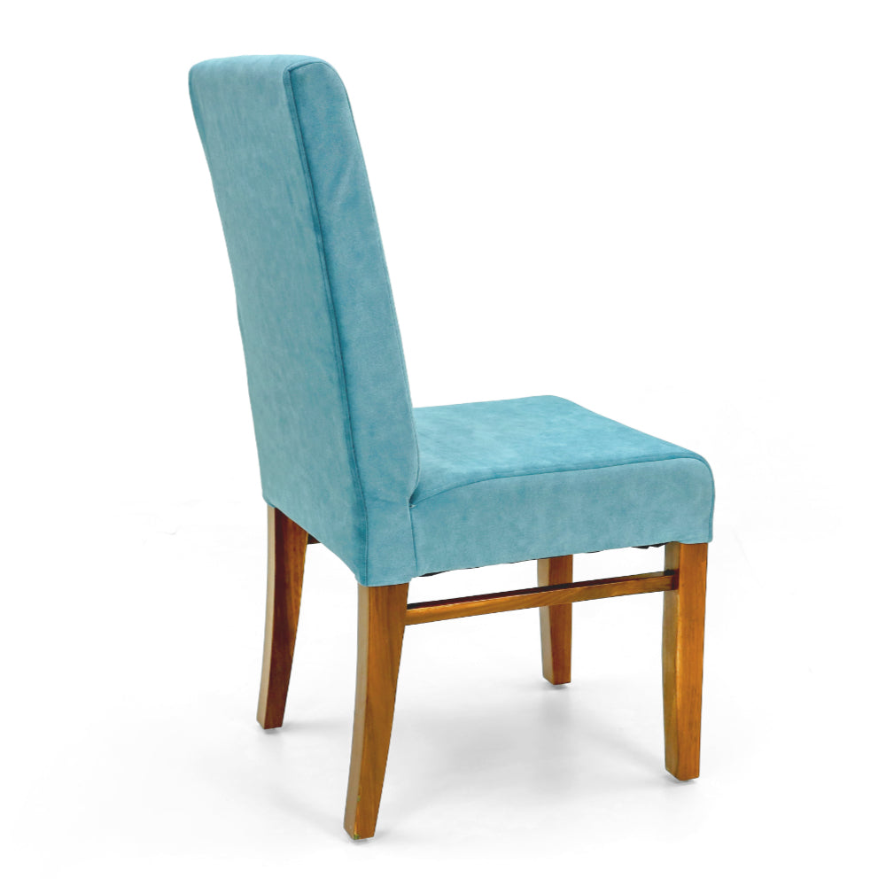 Aqua Velvet Dining Chair