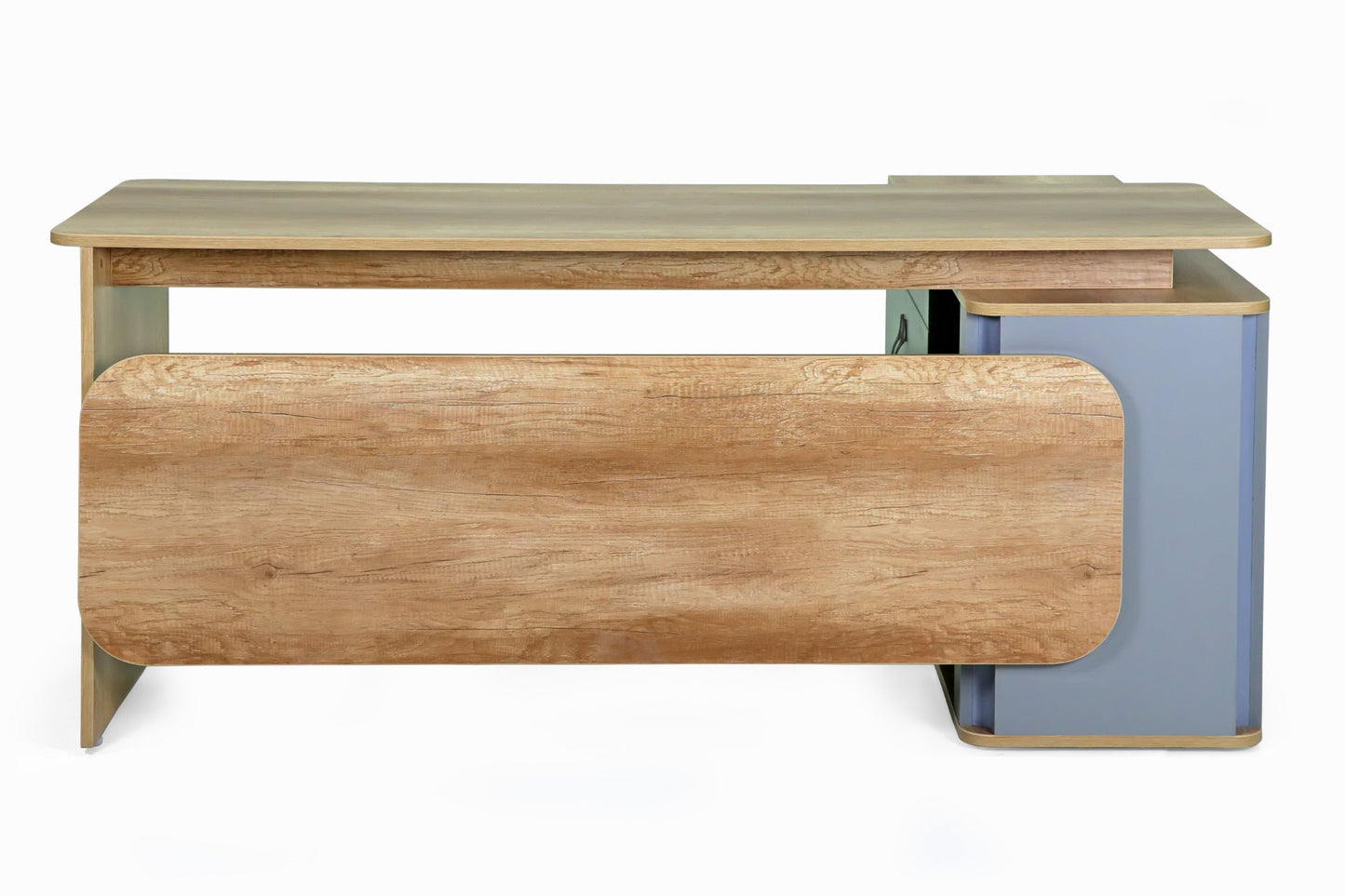 concave corner work desk