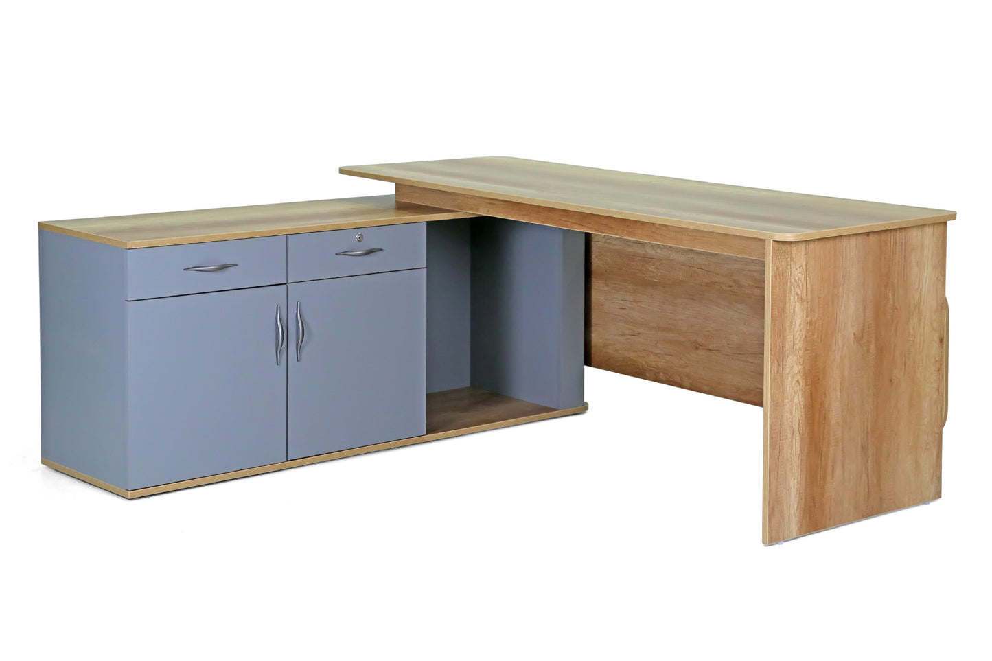 concave corner work desk