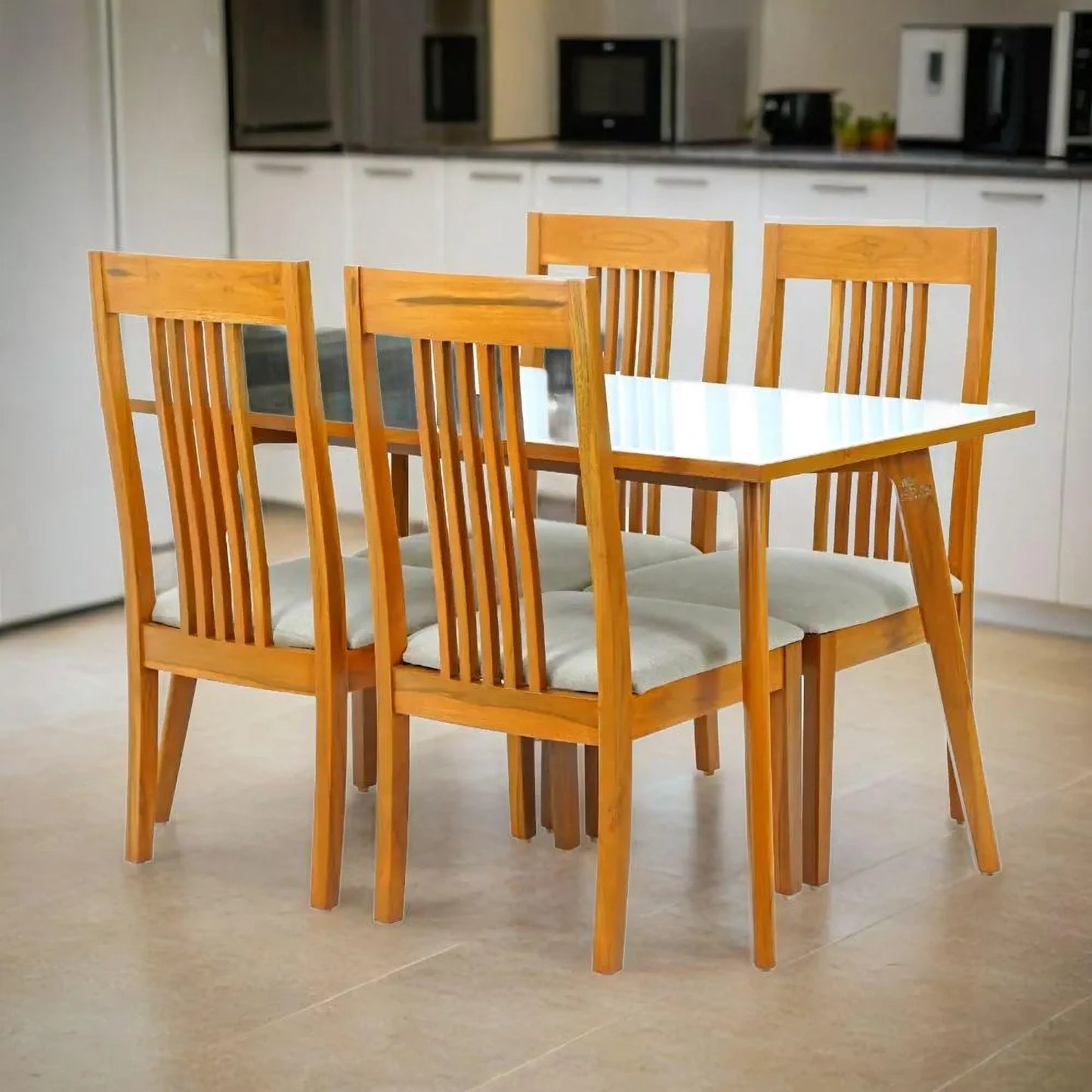 Cristal White Dining Table