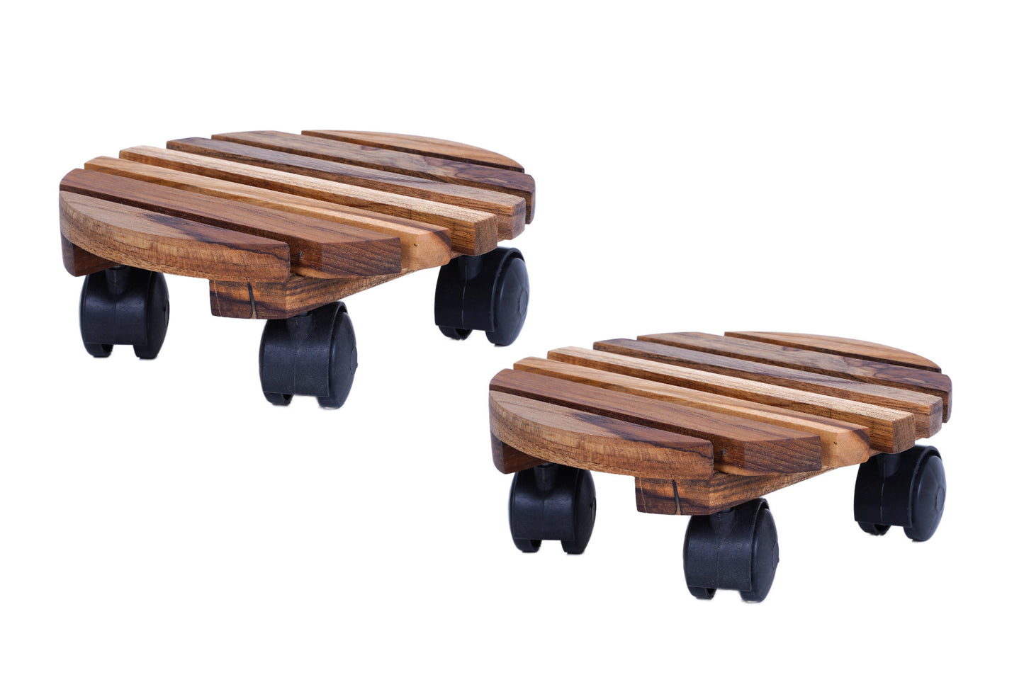 Wooden Pot Trolley