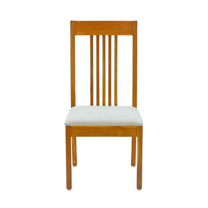 High back strip dinning chair