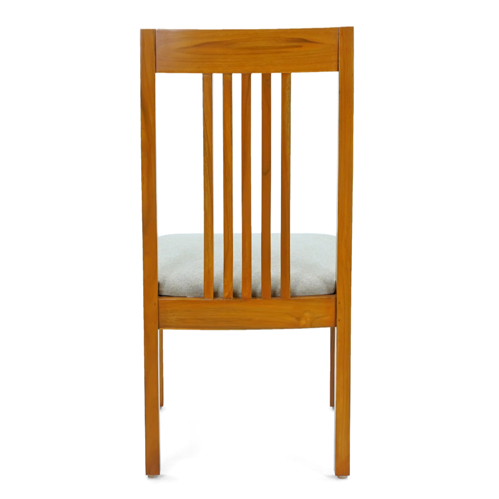 High back strip dinning chair