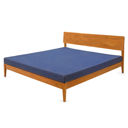 Slated Wooden Bed