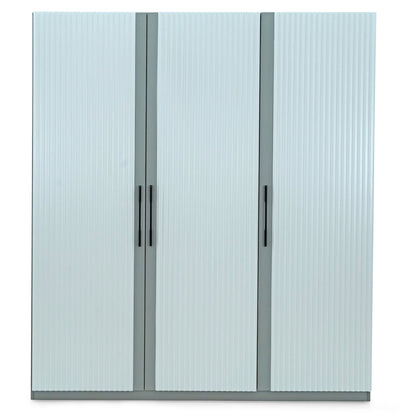 Fluted Door Wardrobe