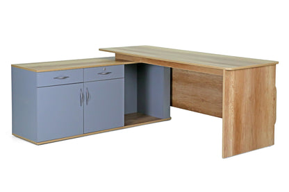 concave corner work desk