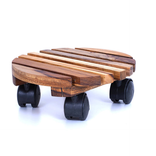 Wooden Pot Trolley