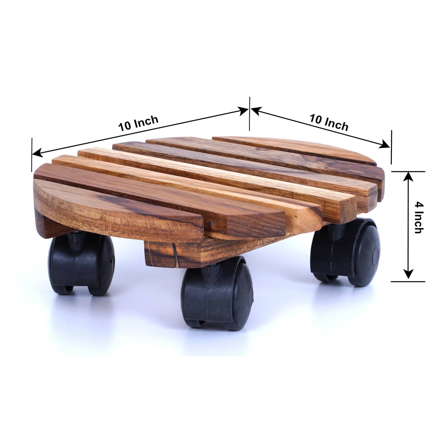 Wooden Pot Trolley